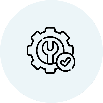 Settings and maintenance symbol